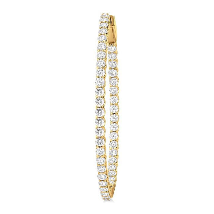 Inside-Out Diamond Hoop Earrings