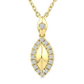 Marquise Shape Diamond Fashion Pendant