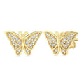 Butterfly Petite Diamond Fashion Earrings
