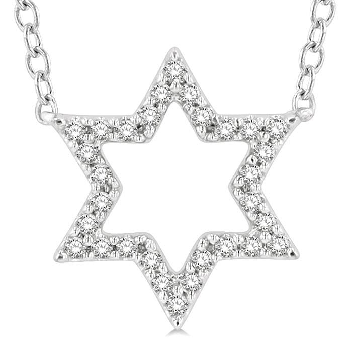 Imperial Victoire Star Of David Petite Diamond Fashion Pendant