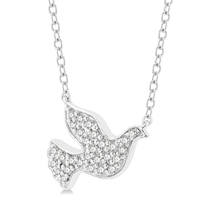 Aurora Lilith Dove Petite Diamond Fashion Pendant