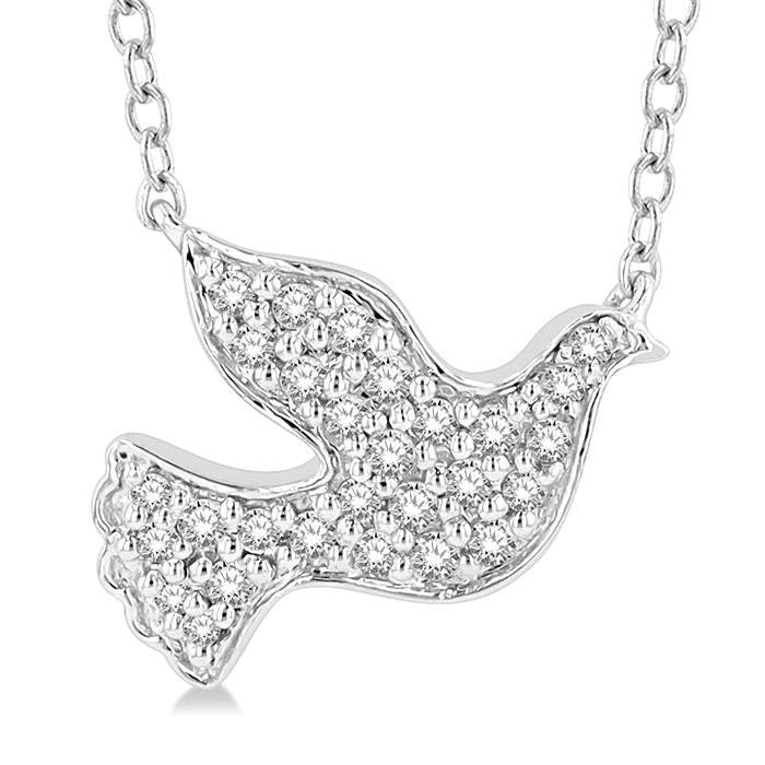 Aurora Lilith Dove Petite Diamond Fashion Pendant