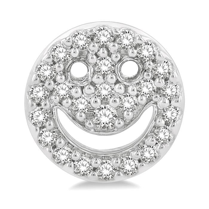 Smiley Petite Diamond Fashion Earrings