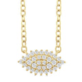 Marquise Shape East-West Petite Cluster Diamond Fashion Pendant
