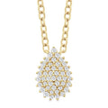 Atlas Kestrel Pear Shape Petite Cluster Diamond Fashion Pendant