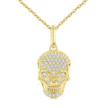 Tempest Mallow Skull Petite Diamond Fashion Pendant