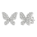 Butterfly Shape Petite Diamond Fashion Earrings