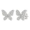 Butterfly Shape Petite Diamond Fashion Earrings