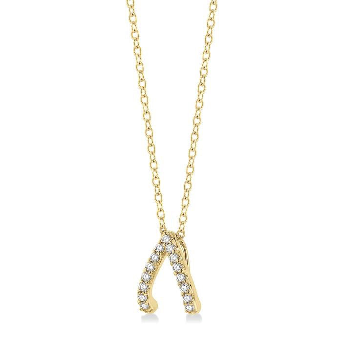 Wishbone Petite Diamond Fashion Pendant
