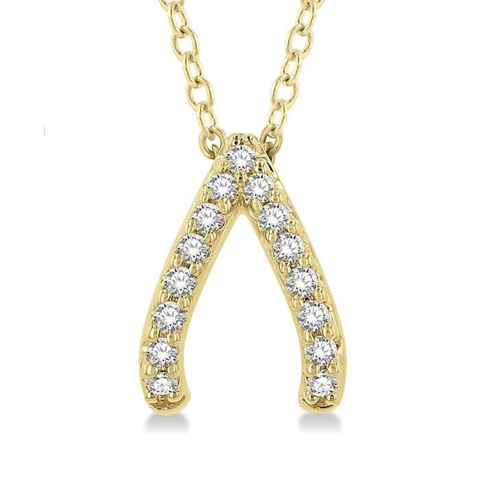 Wishbone Petite Diamond Fashion Pendant