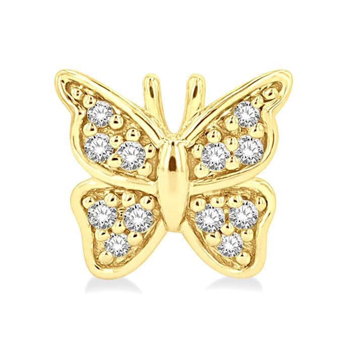 Butterfly Petite Diamond Fashion Earrings
