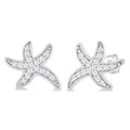 Starfish Petite Diamond Fashion Earrings