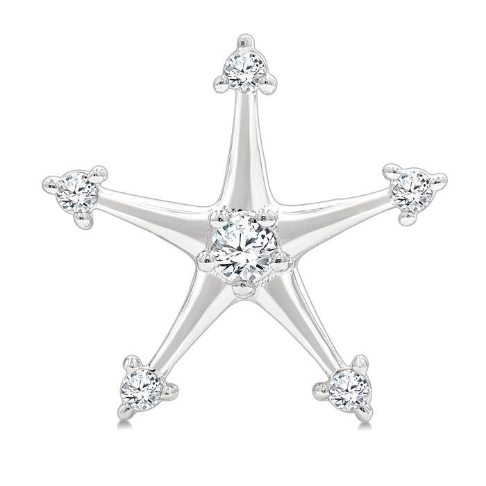 Star Petite Diamond Fashion Earrings