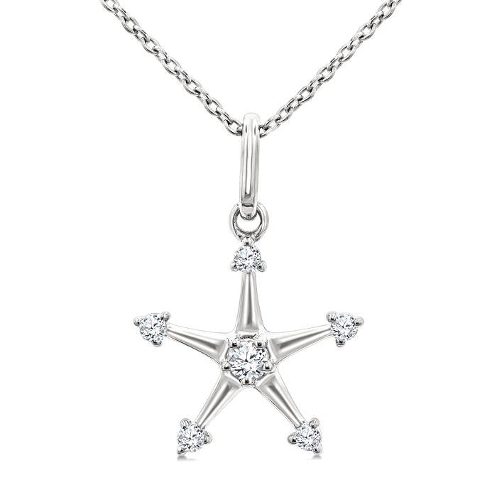 Waverly Xenia Star Petite Diamond Fashion Pendant