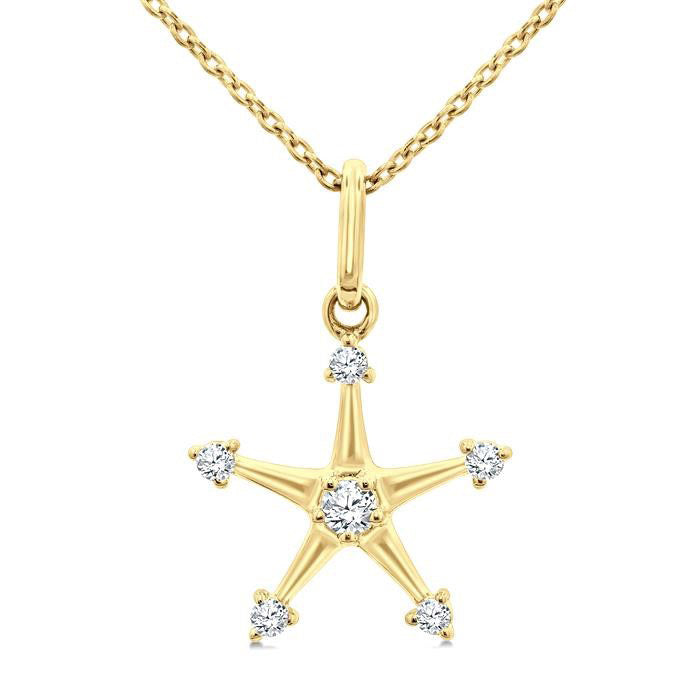 Victoire Kalliope Star Petite Diamond Fashion Pendant