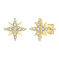 Star Petite Diamond Fashion Earrings