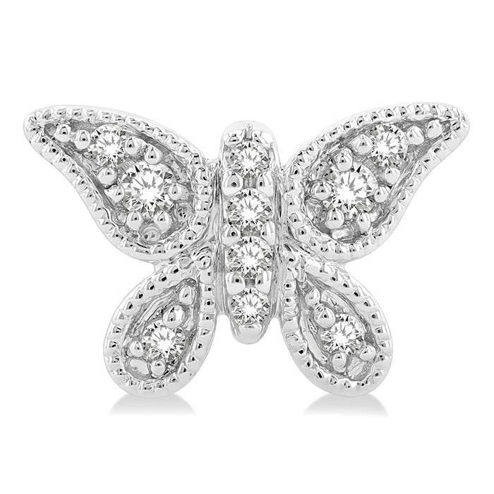 Butterfly Petite Diamond Fashion Earrings