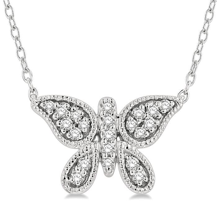 Haven Sundew Butterfly Petite Diamond Fashion Pendant