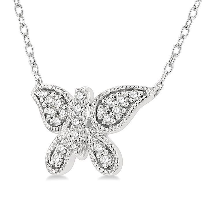 Haven Sundew Butterfly Petite Diamond Fashion Pendant