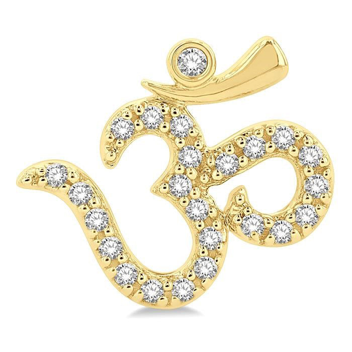 'Om' Petite Diamond Fashion Earrings