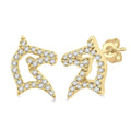 Horse Petite Diamond Fashion Earrings