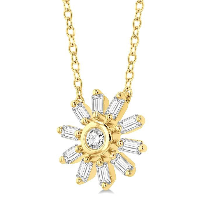 Artemis Halcyon Petite Baguette Diamond Fashion Pendant