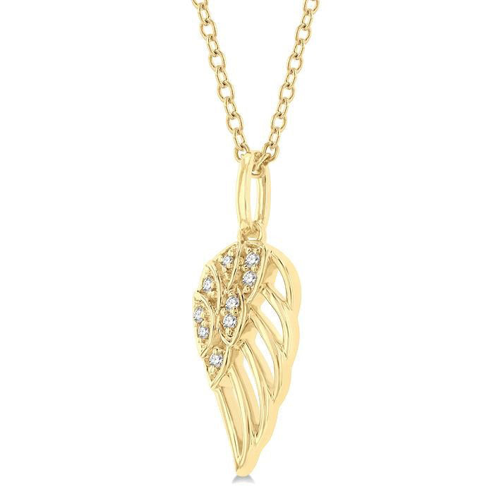 Atlas Riviera Angel Wings Petite Diamond Fashion Pendant