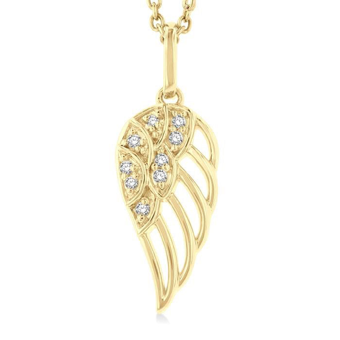 Atlas Riviera Angel Wings Petite Diamond Fashion Pendant