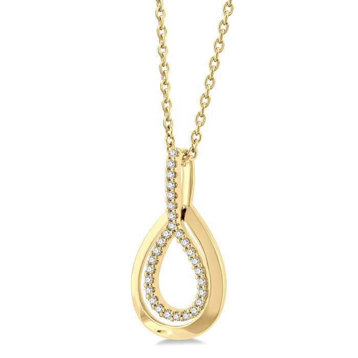 Kestrel Jubilee Pear Shape Petite Diamond Fashion Pendant