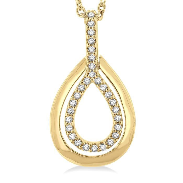 Kestrel Jubilee Pear Shape Petite Diamond Fashion Pendant