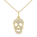 Dione Regalia Skull Petite Diamond Fashion Pendant