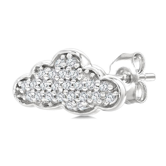 Cloud Petite Diamond Fashion Earrings