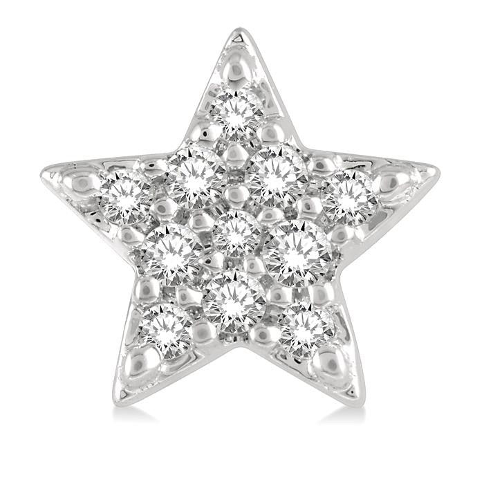 Star Petite Diamond Fashion Earrings