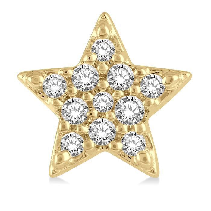 Star Petite Diamond Fashion Earrings