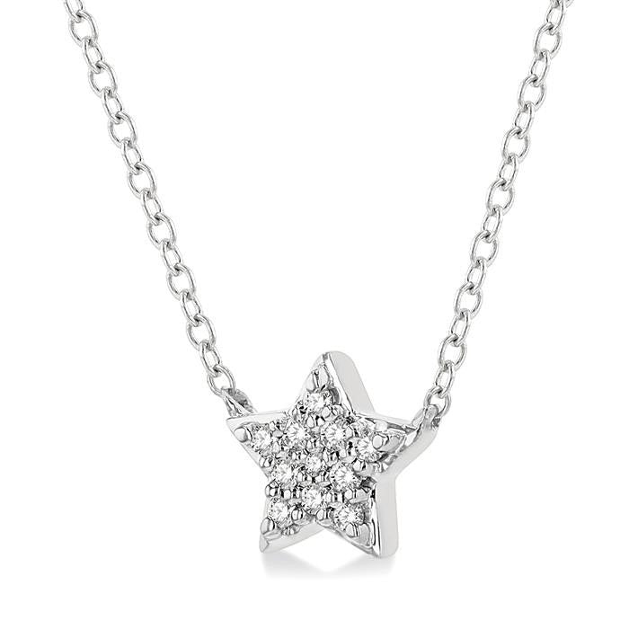 Gaia Nova Star Petite Diamond Fashion Pendant
