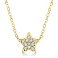 Gale Lark Star Petite Diamond Fashion Pendant