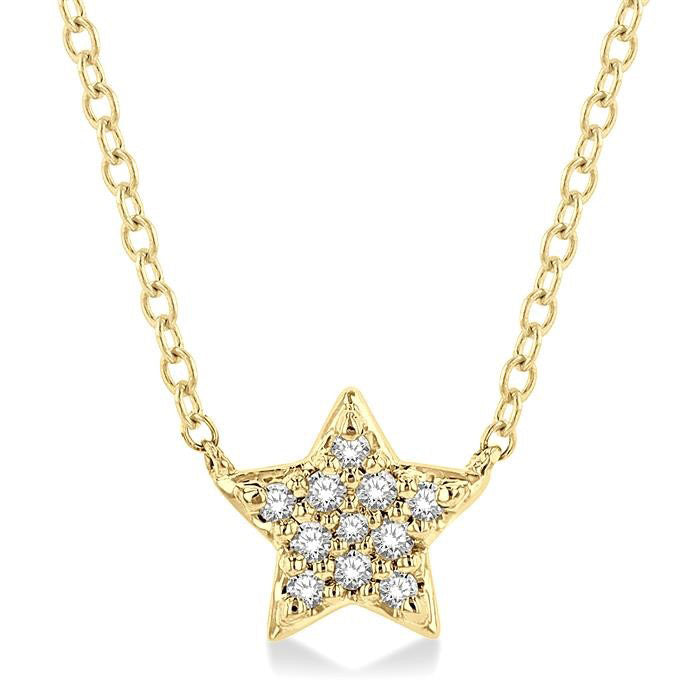 Gale Lark Star Petite Diamond Fashion Pendant