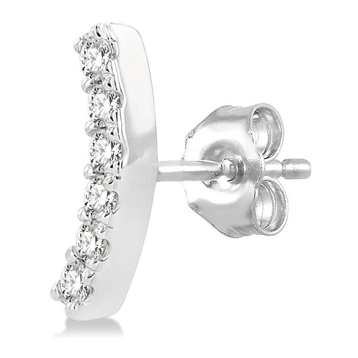 Petite Diamond Fashion Earrings