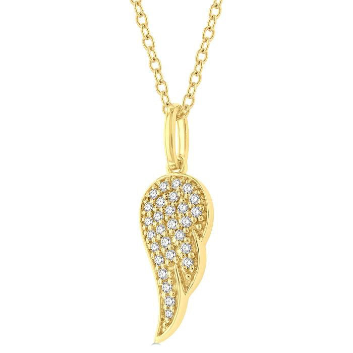 Perseus Angel Wings Petite Diamond Fashion Pendant