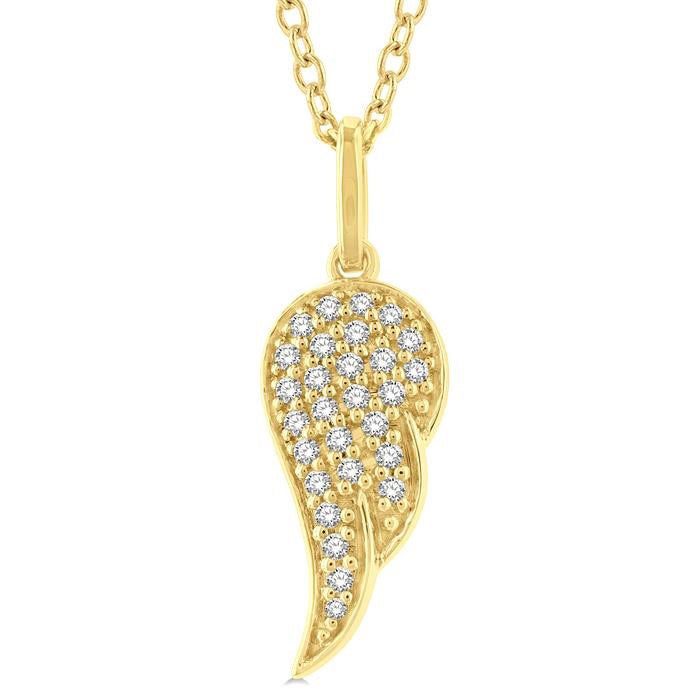 Perseus Angel Wings Petite Diamond Fashion Pendant