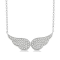 Kaia Laurel Angel Wings Petite Diamond Fashion Pendant