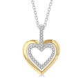 Finesse  Heart Shape Petite Diamond Fashion Pendant