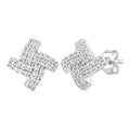 Knot Petite Diamond Fashion Earrings