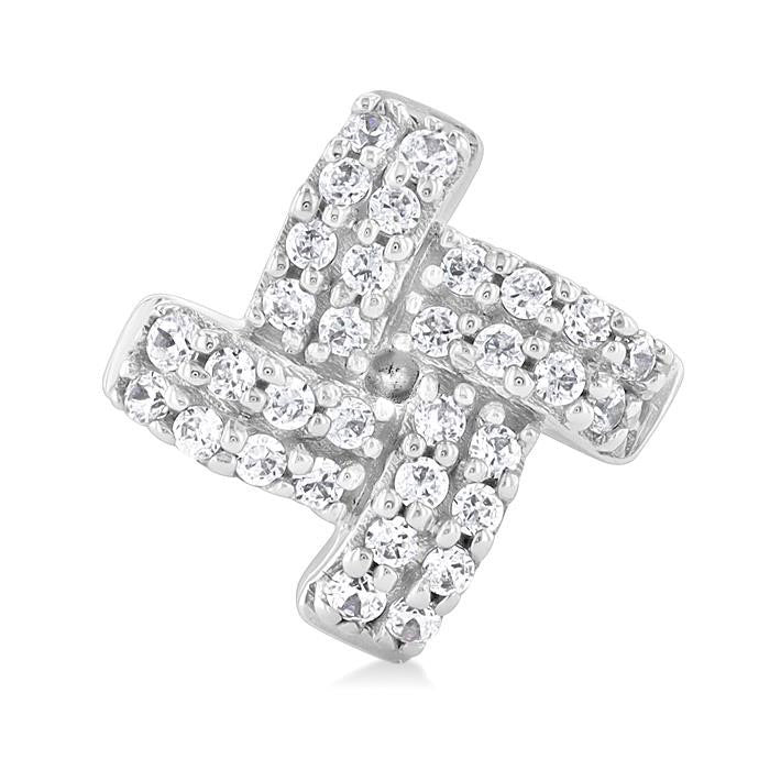 Knot Petite Diamond Fashion Earrings