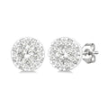 1/6 Ctw Shine Bright Petite Round Shape Round Cut Diamond Fashion Stud Earrings in 10K Yellow and White Gold