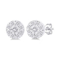 Round Shape Shine Bright Petite Diamond Fashion Earrings