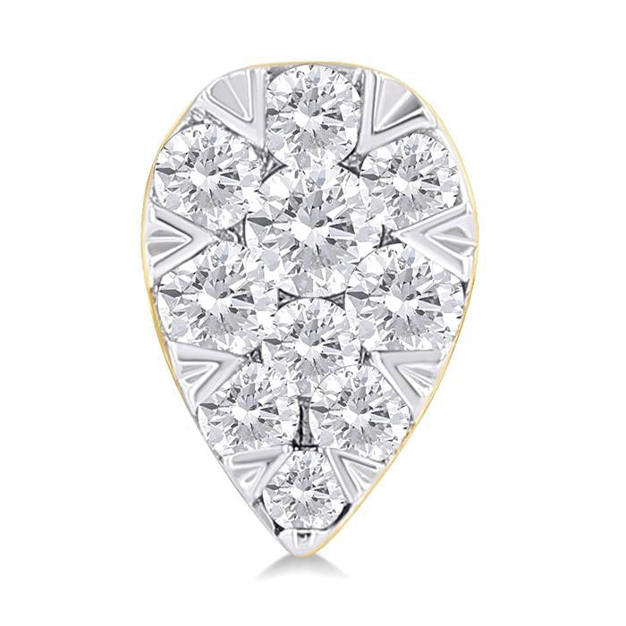 Pear Shape Shine Bright Petite Diamond Fashion Earrings