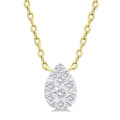 Pear Shape Shine Bright Petite Diamond Fashion Pendant