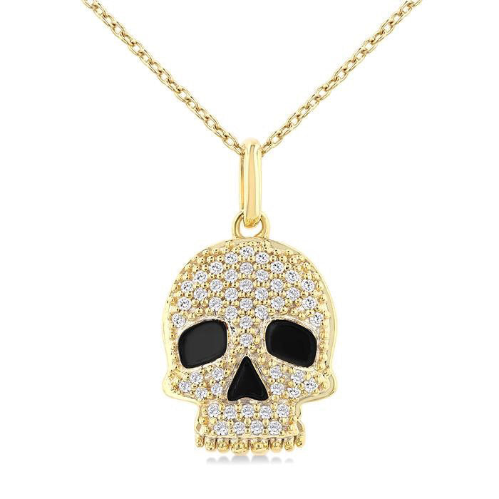 Selene Orion Skull Petite Diamond Fashion Pendant