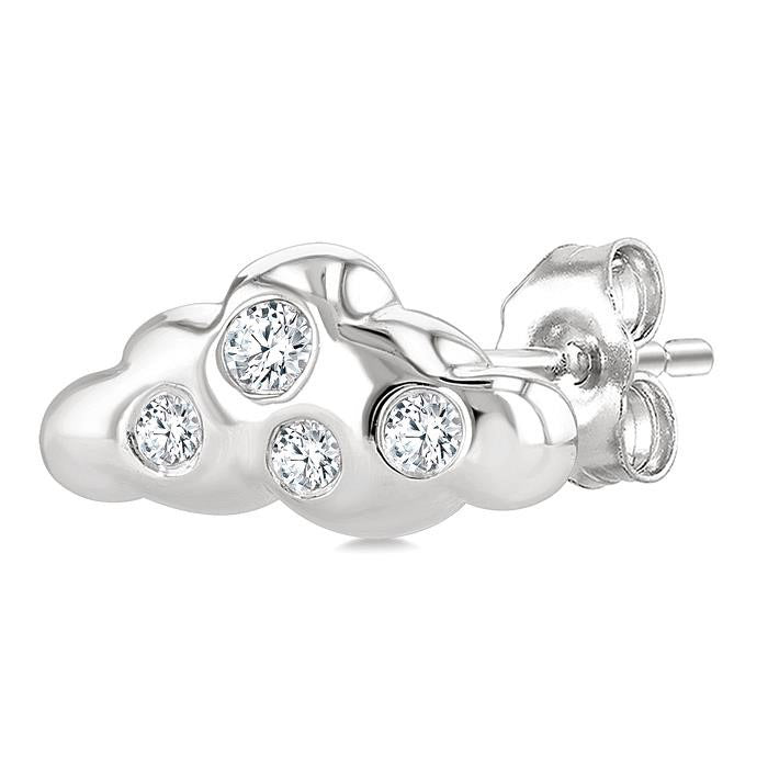 Cloud Petite Diamond Fashion Earrings